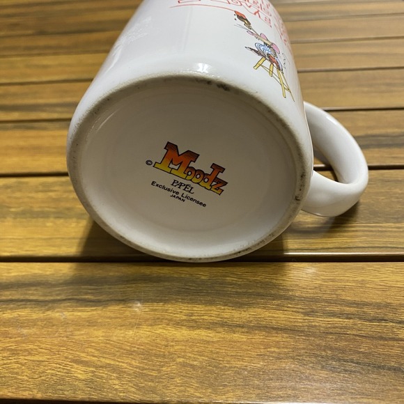 Vintage Papel Moodz Mug Japan I Want You I Need You I Love You Kisses Love - Picture 5 of 7